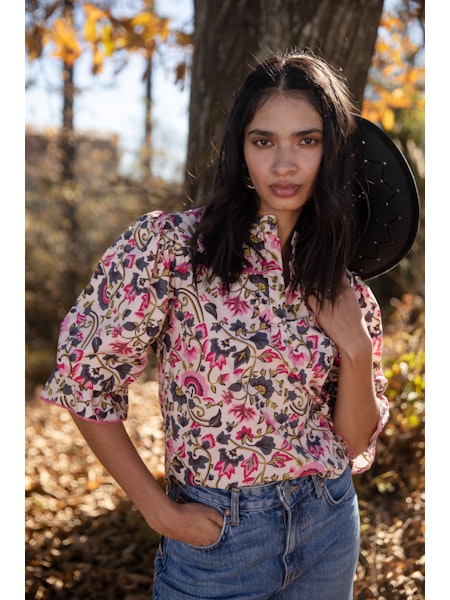 Stella Top - Last Blooms Pink