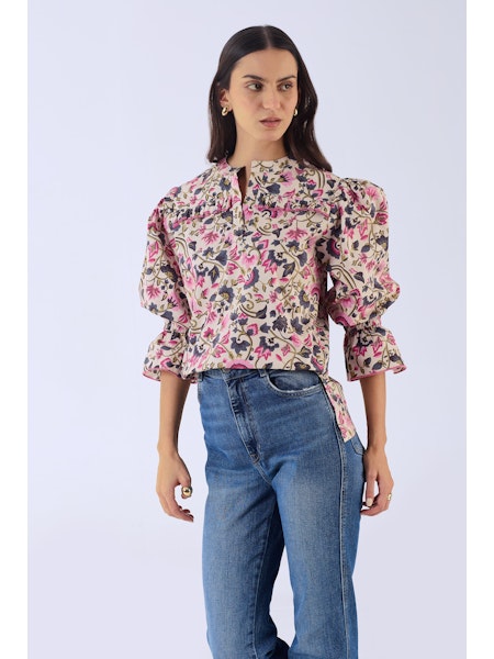 Stella Top - Last Blooms Pink