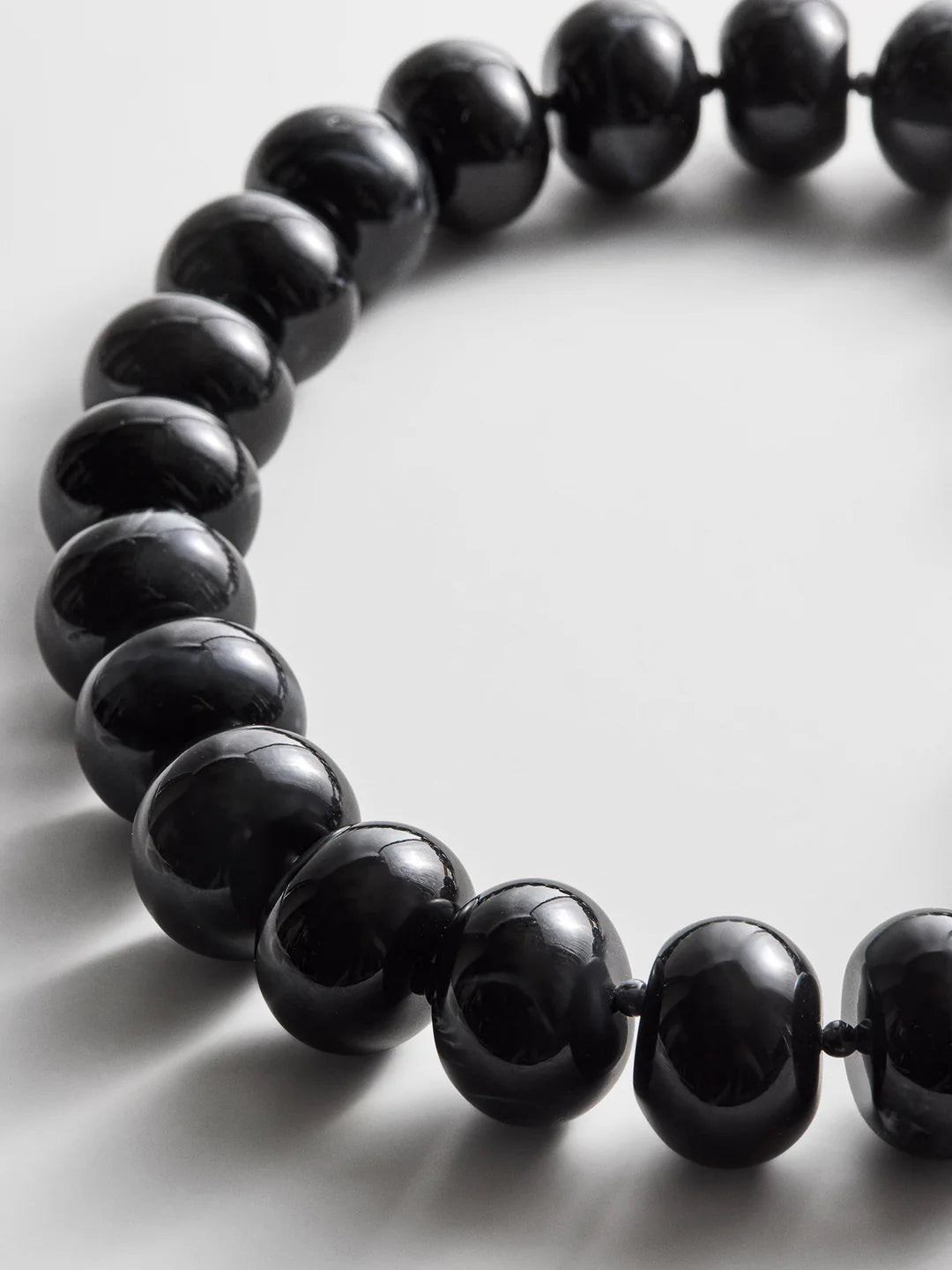 Joan Semi-Precious Necklace - Black