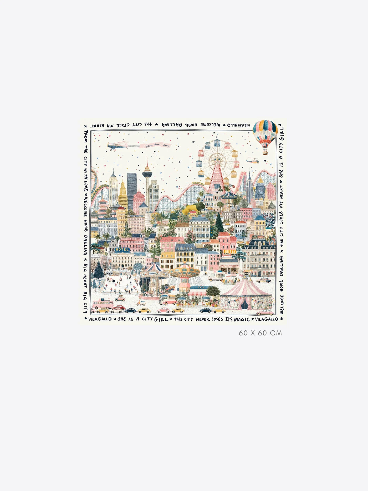 City Silk Scarf