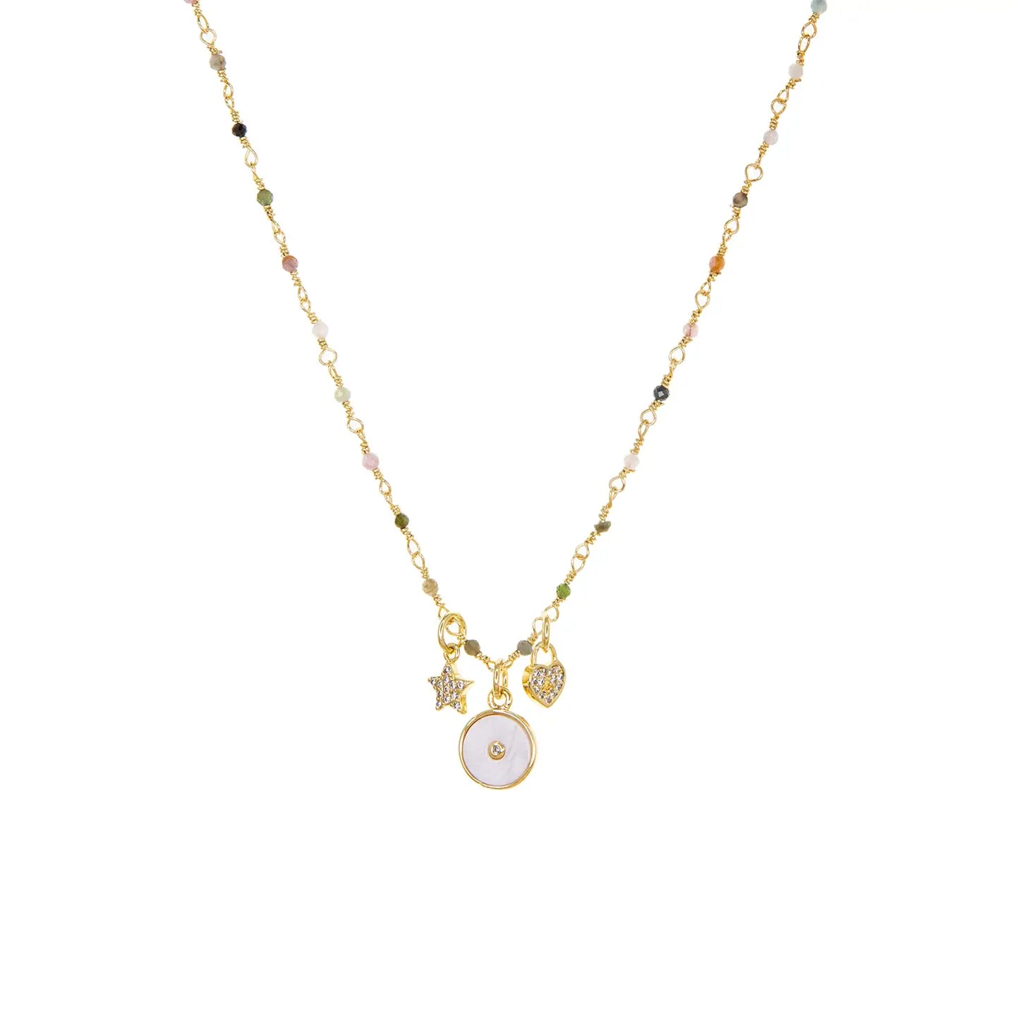 Triple Charm Necklace