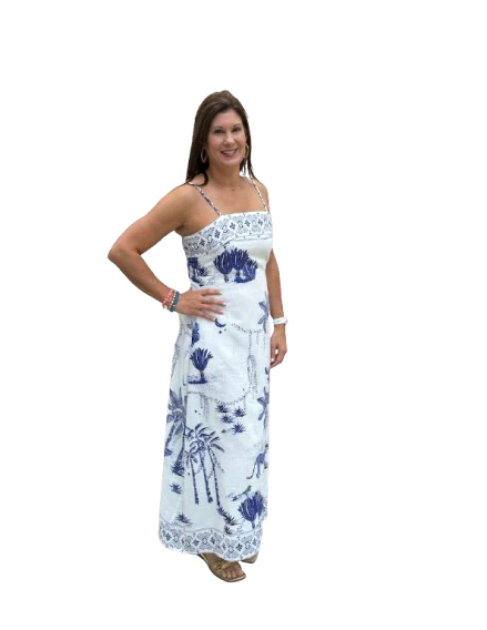 Lydia Tube Dress, Sahara Print