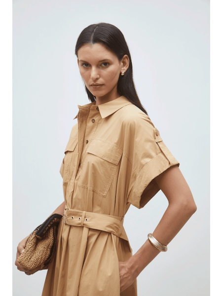 Cristal Dress - Camel