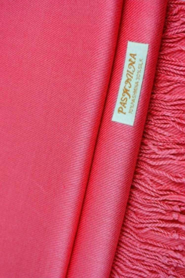 Large Silk Blend Pashmina Scarf