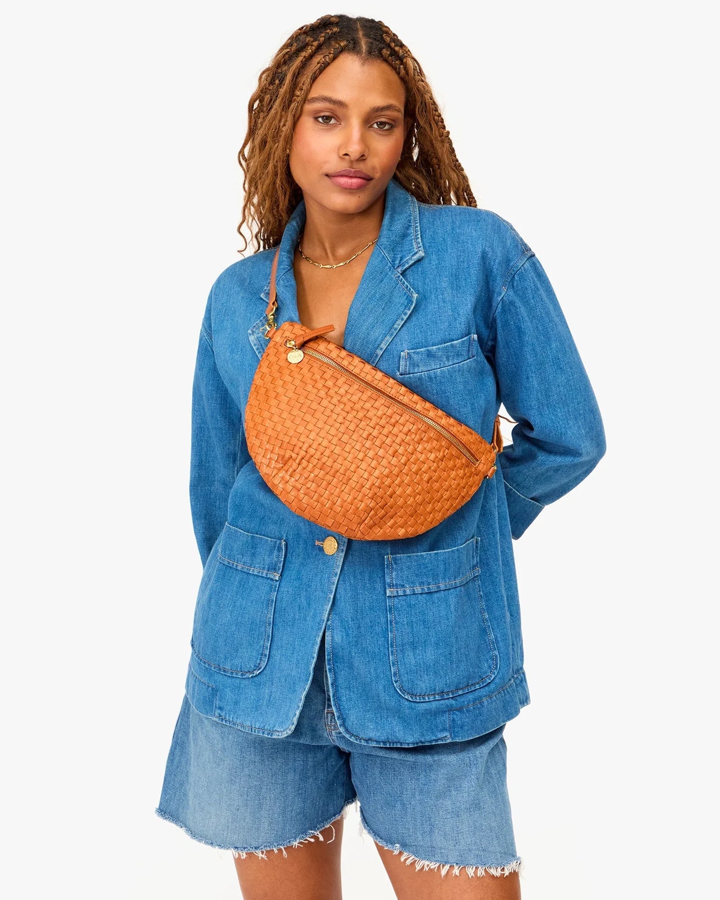 Grande Fanny - Woven Checker - Natural