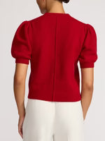The Havana Cardigan - Crimson