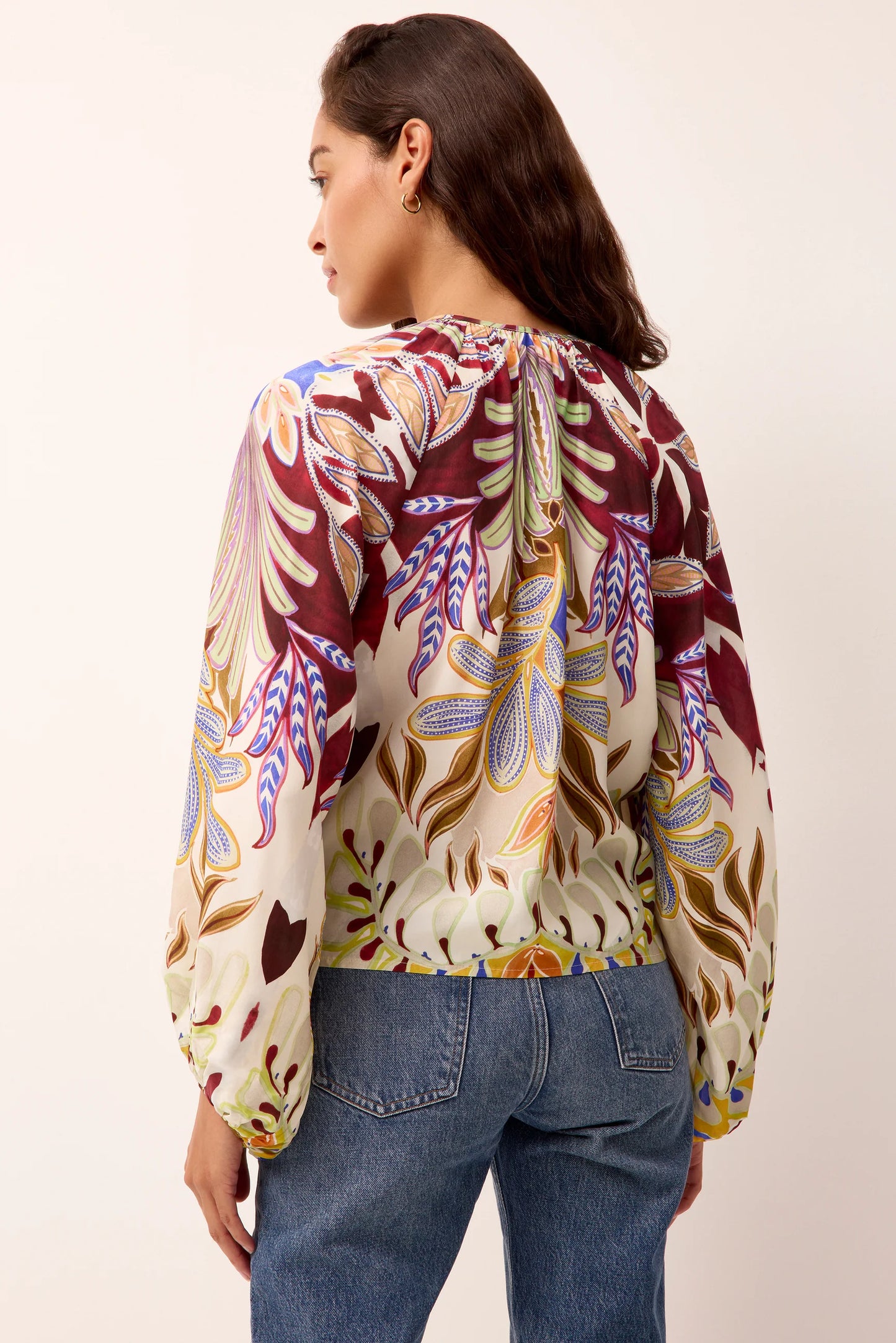 ARABELLA BLOUSE - TRANQUILITY