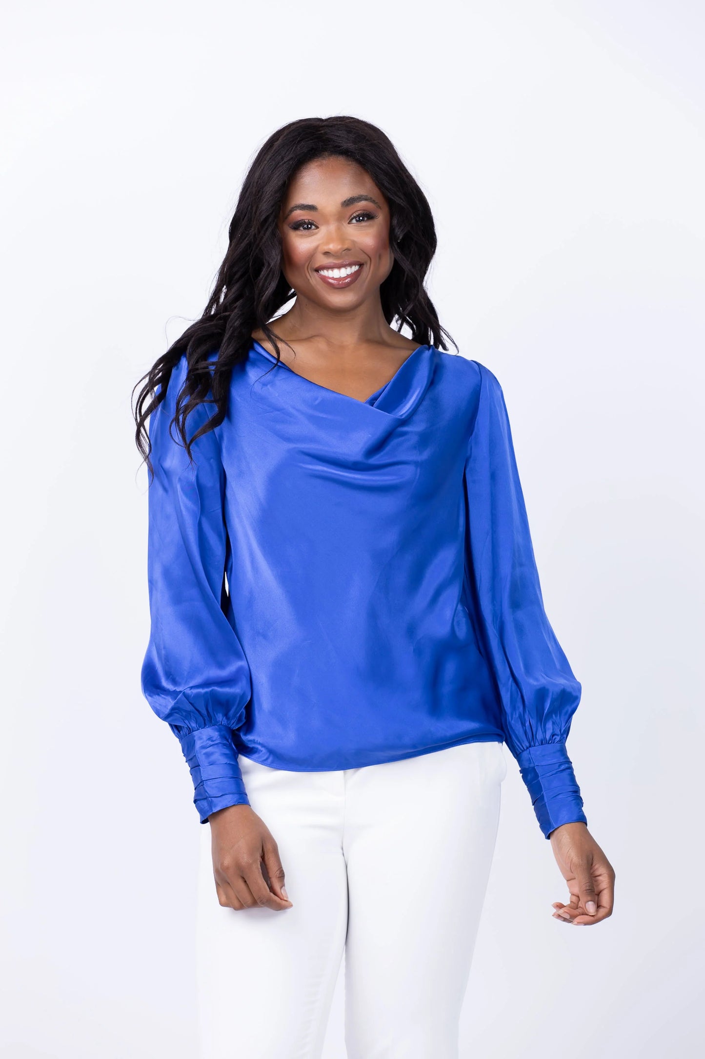 Olivia Charmeuse Blouse
