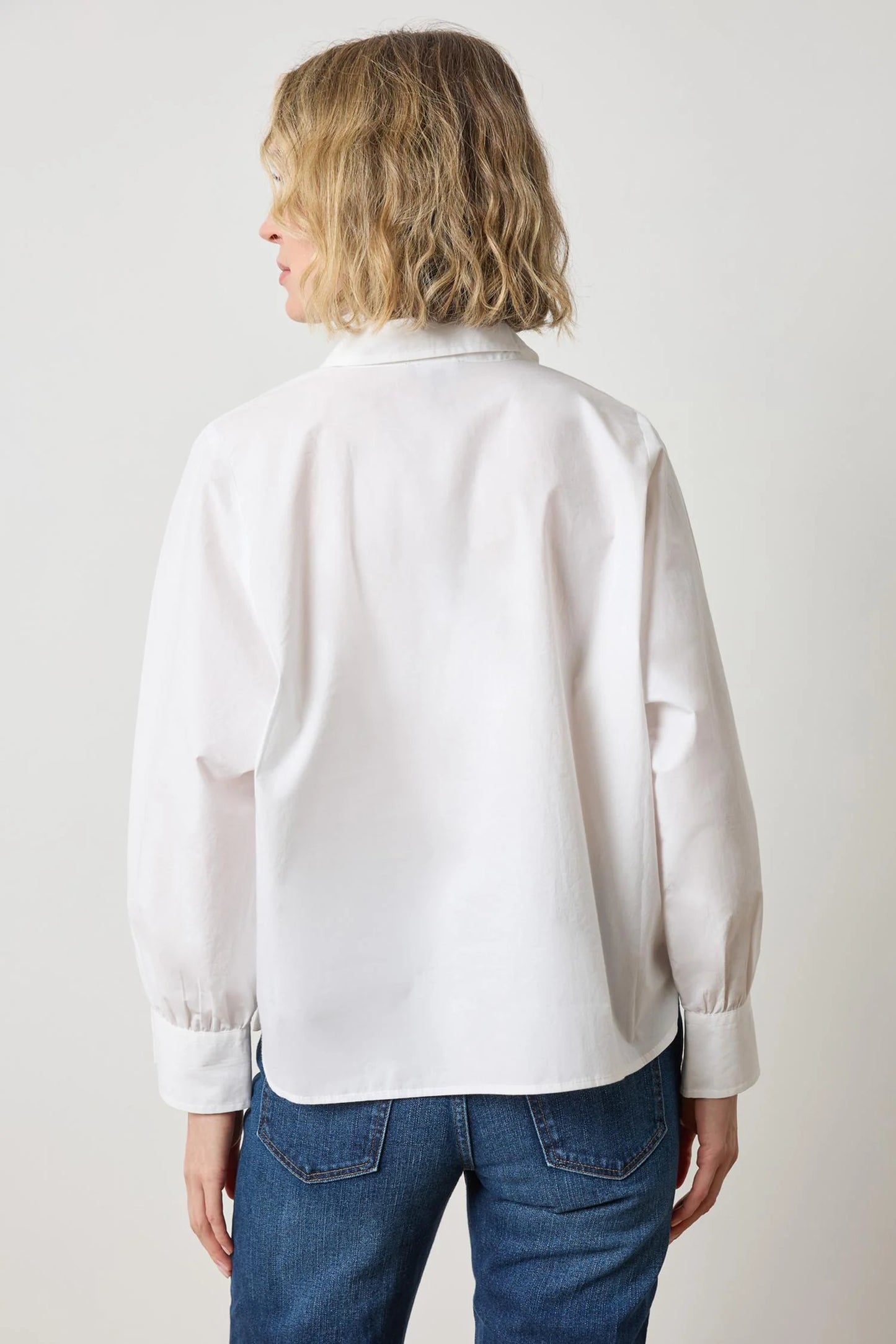 Dolman Sleeve Button Down