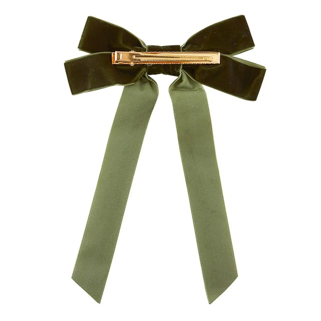 Velvet Bow Clip