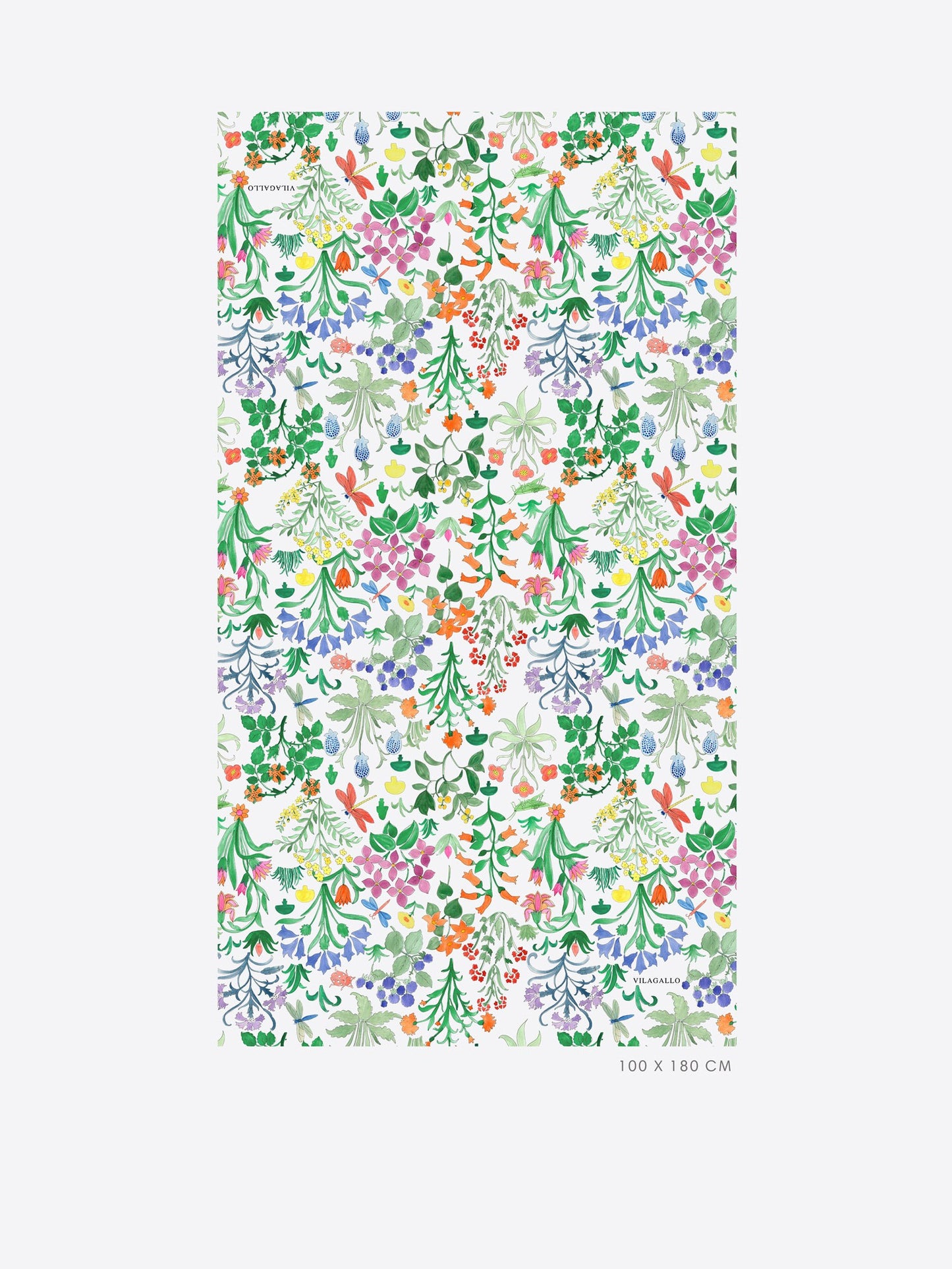 Botanical Scarf - FOULARD BOTANICO CRUDO