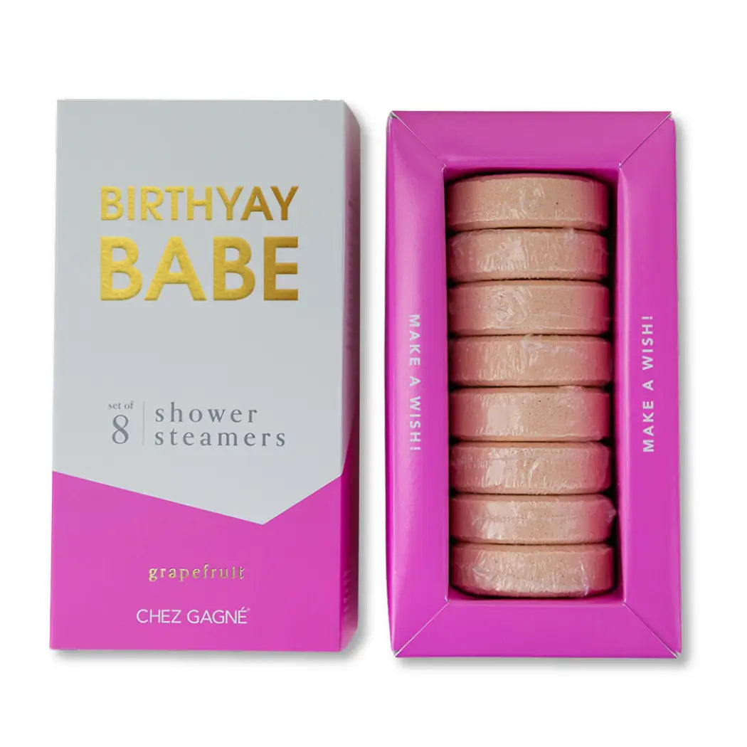 Birthday Babe - Birthday Shower Steamers - Grapefruit - Set of 8