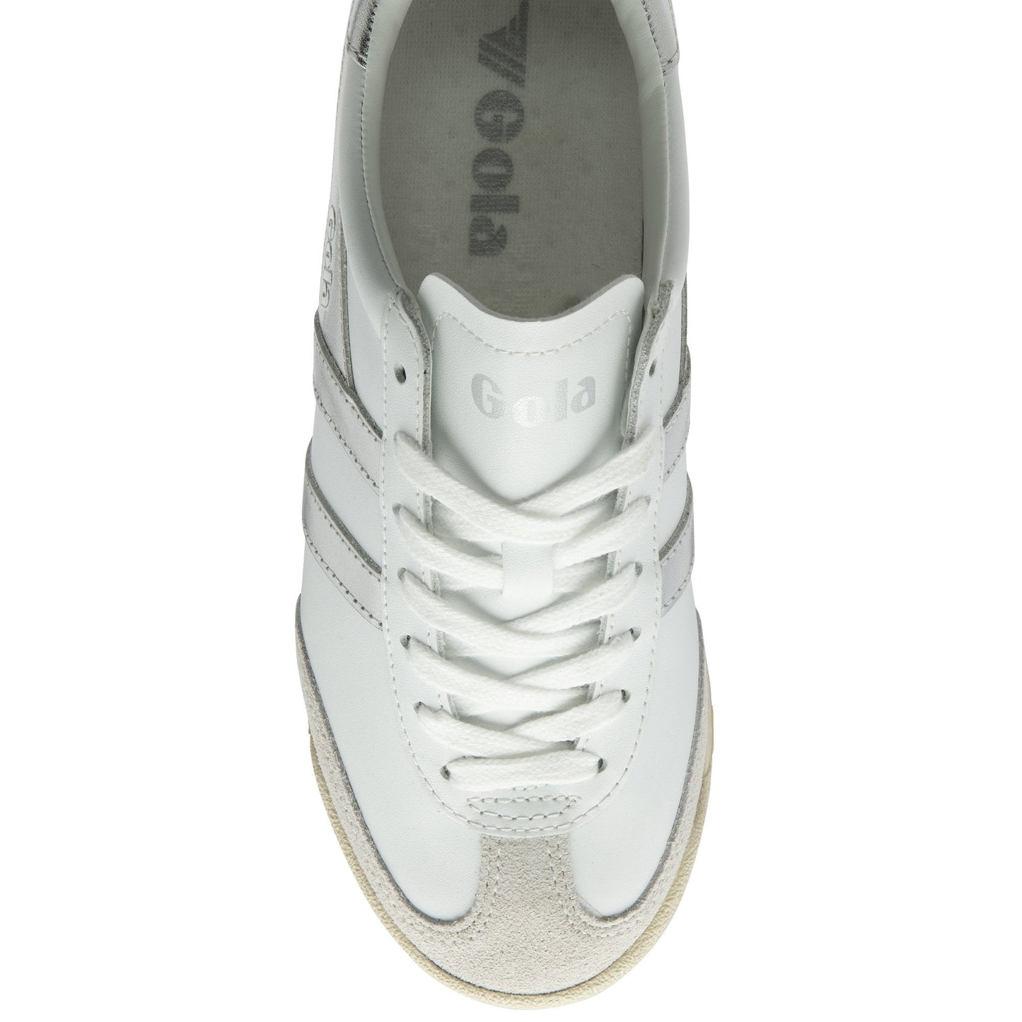 Gola Classics Women's Torpedo Mirror Sneakers - white/silver/off white