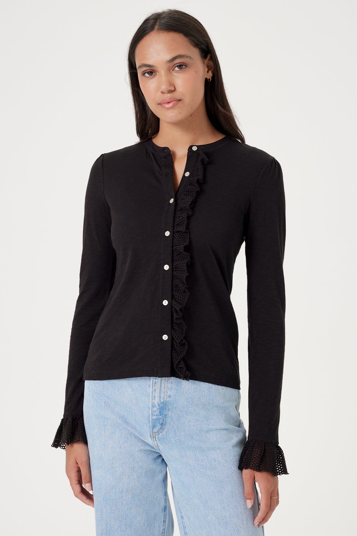 ISABEL RUFFLE SHIRT