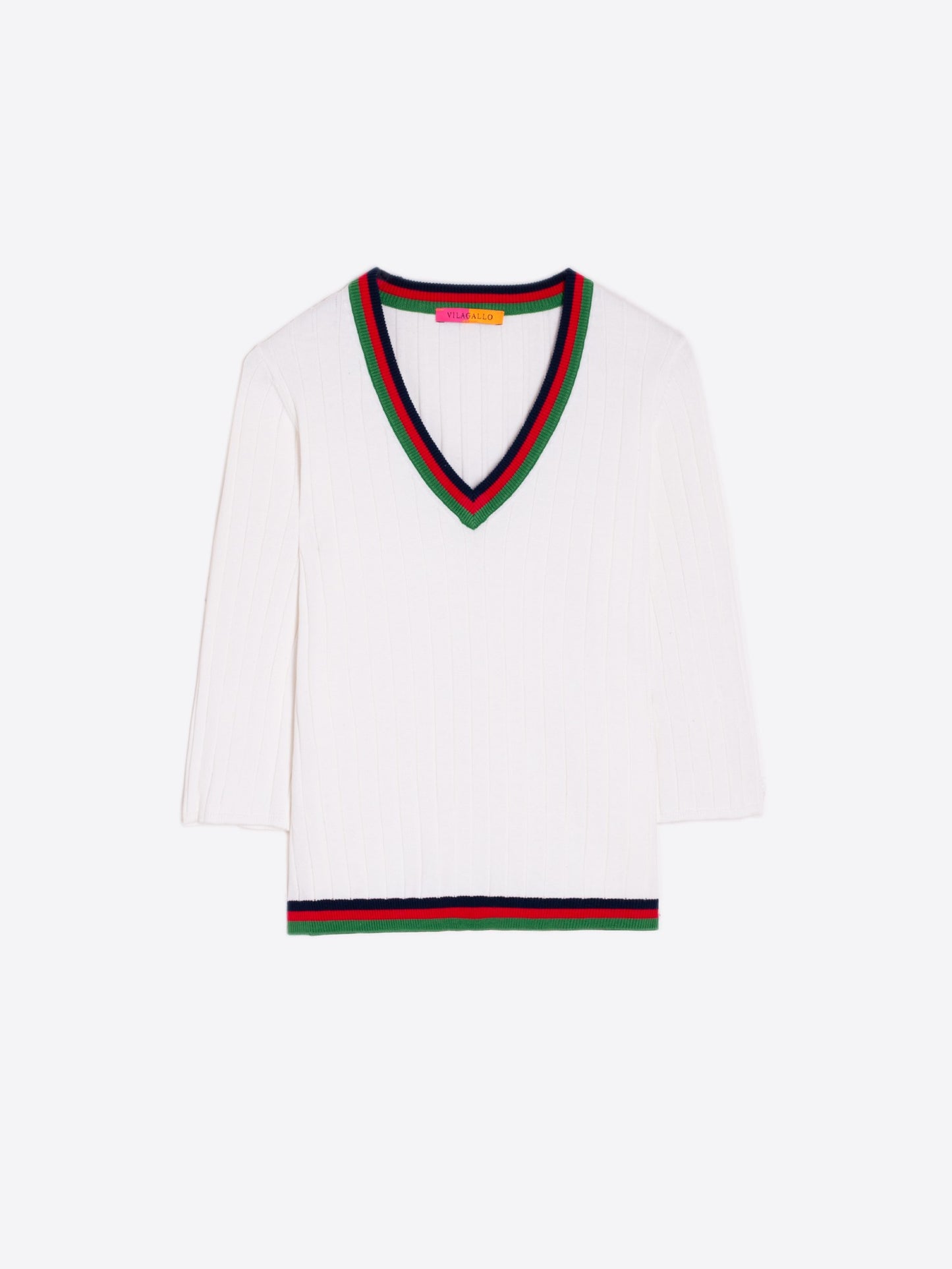 KNITWEAR TOP CANALE CONTRASTES