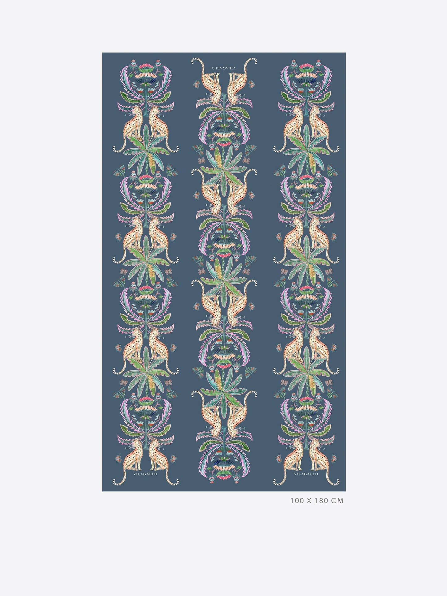 Leopards & Palm Trees Scarf - Leopards Y Palmeras Fou