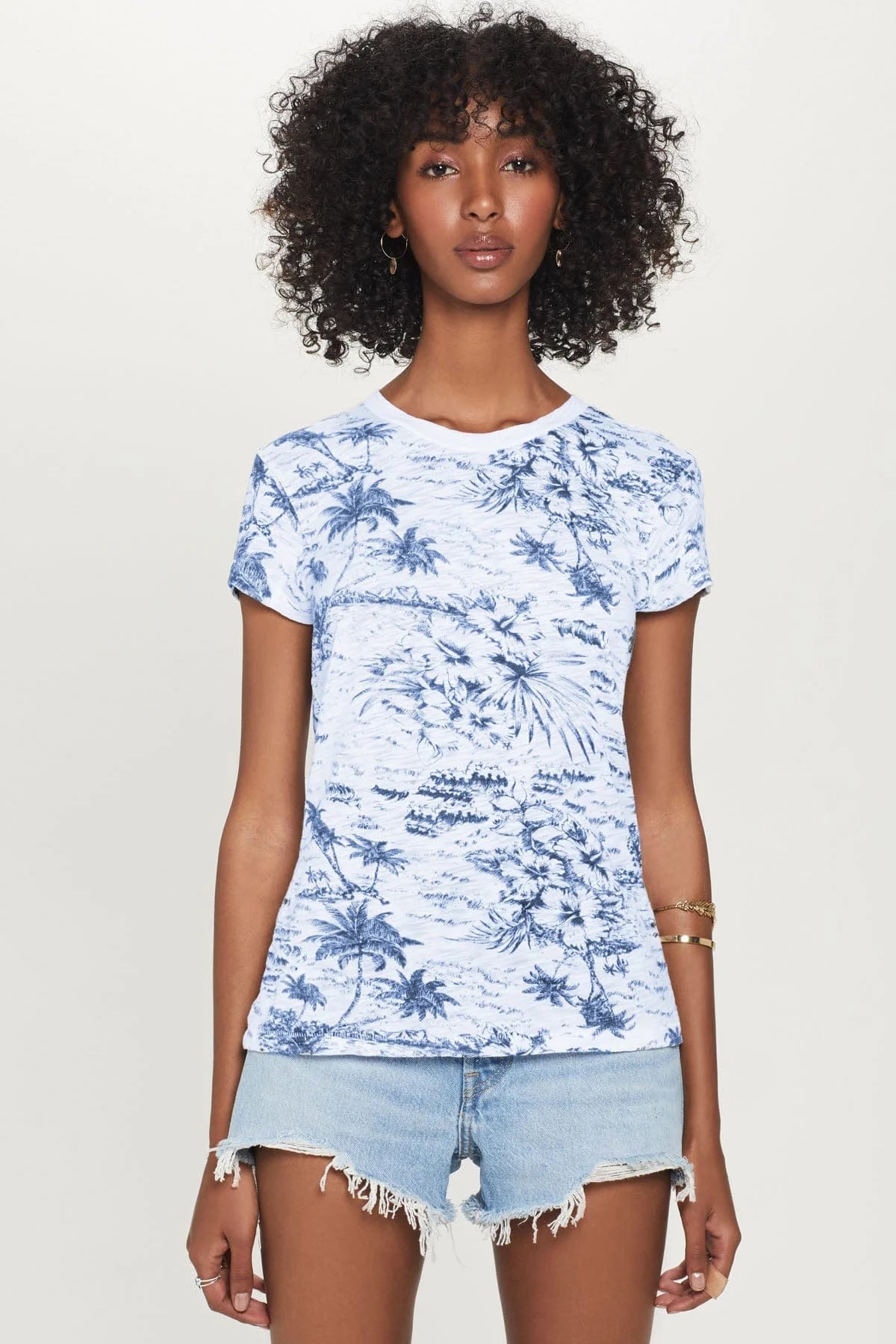 PALM ISLAND RINGER TEE