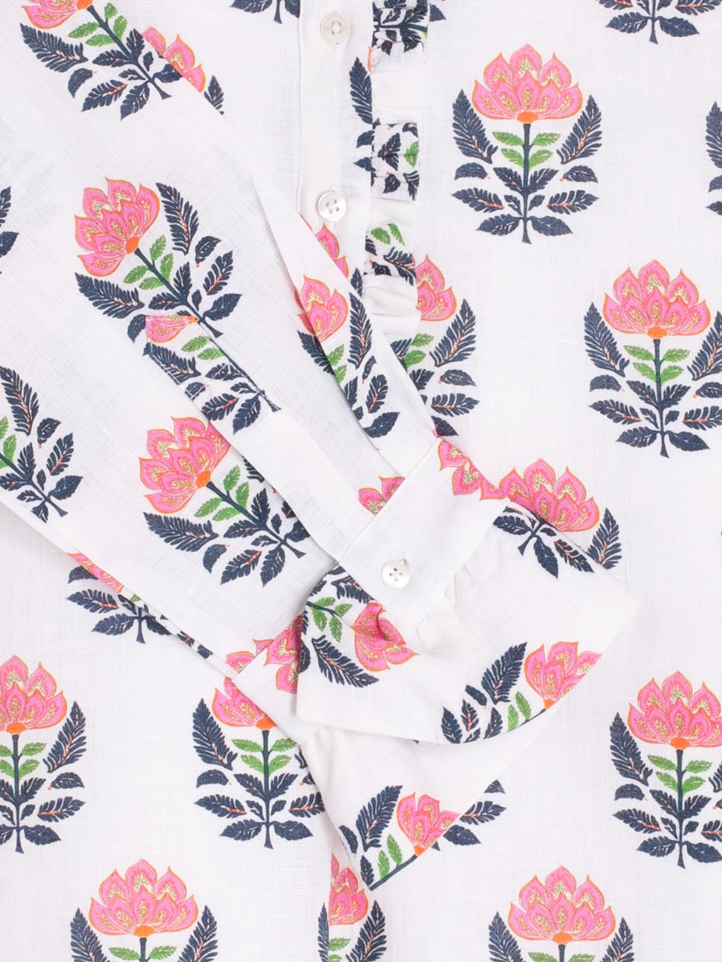 PINK FLORAL PRINT DRESS