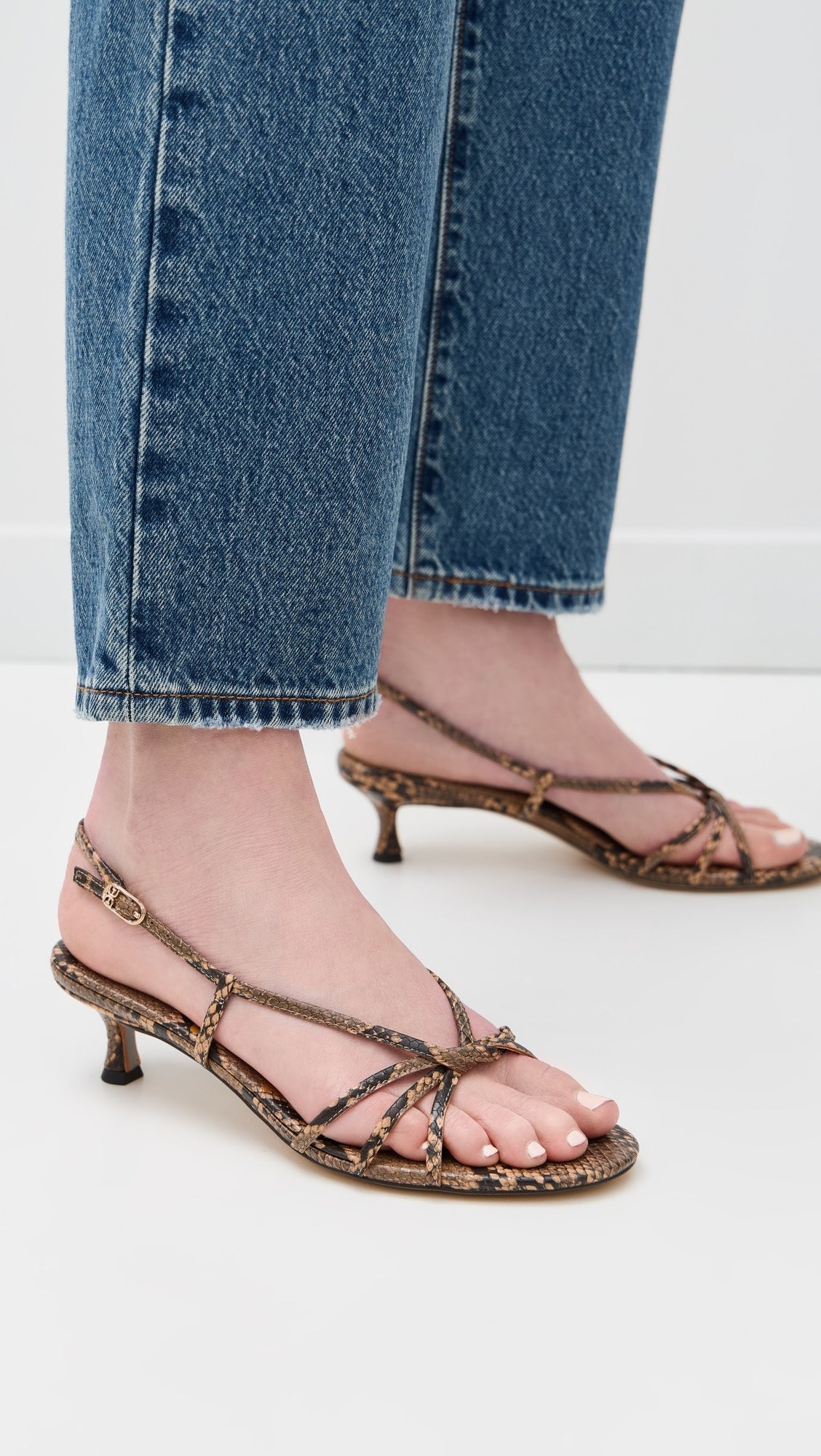 CRESSA STRAPPY KITTEN HEEL SANDAL