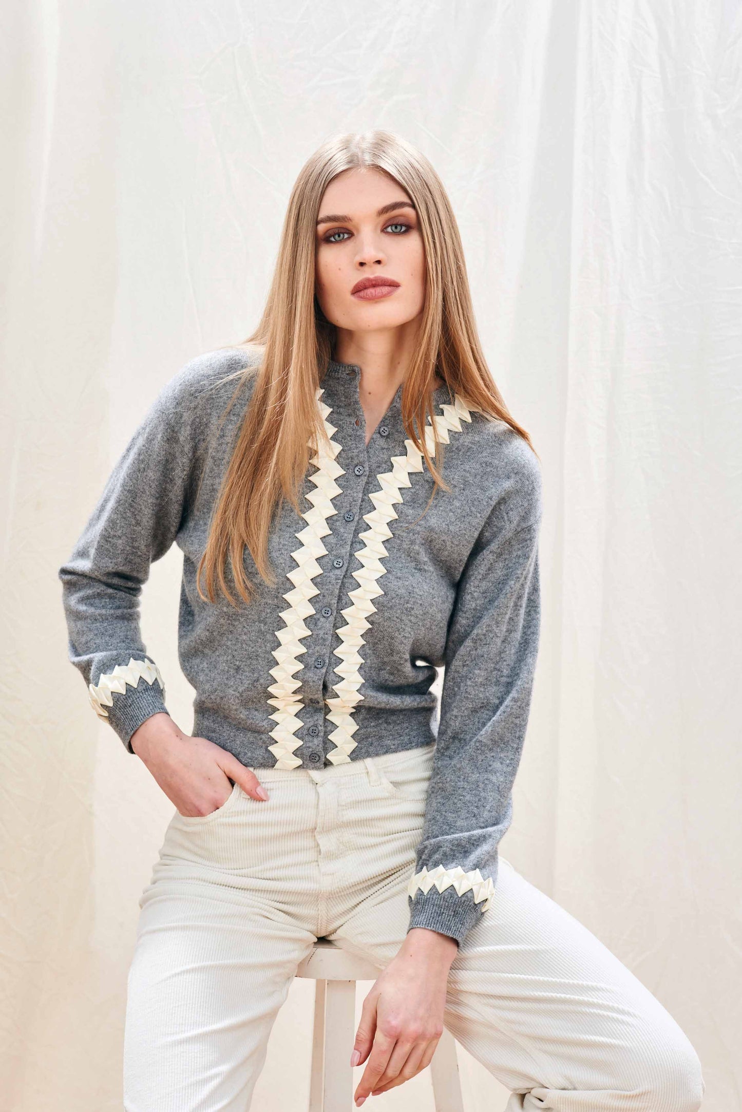 Twisted Ribbon Cardigan