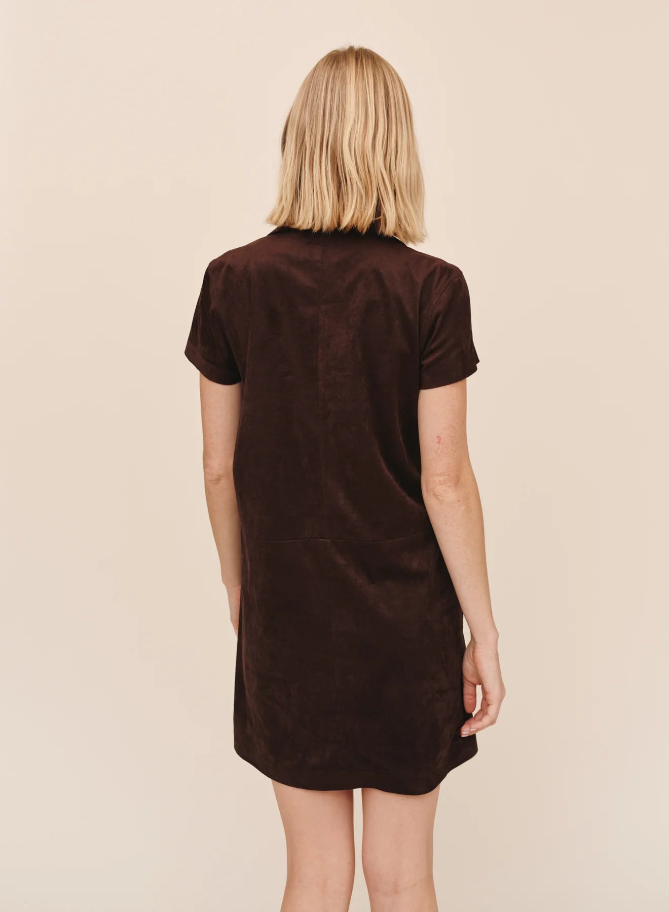 Short Sleeve Pull Over A Line Dress