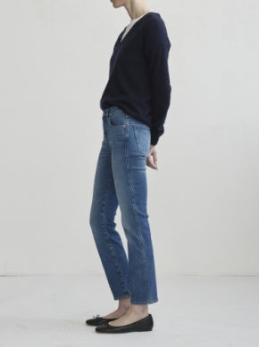 MARA STRAIGHT: MID RISE INSTASCULPT™ ANKLE - Crisp Air