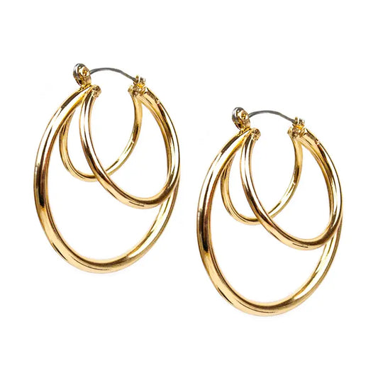 Triple Metal Row Hoop