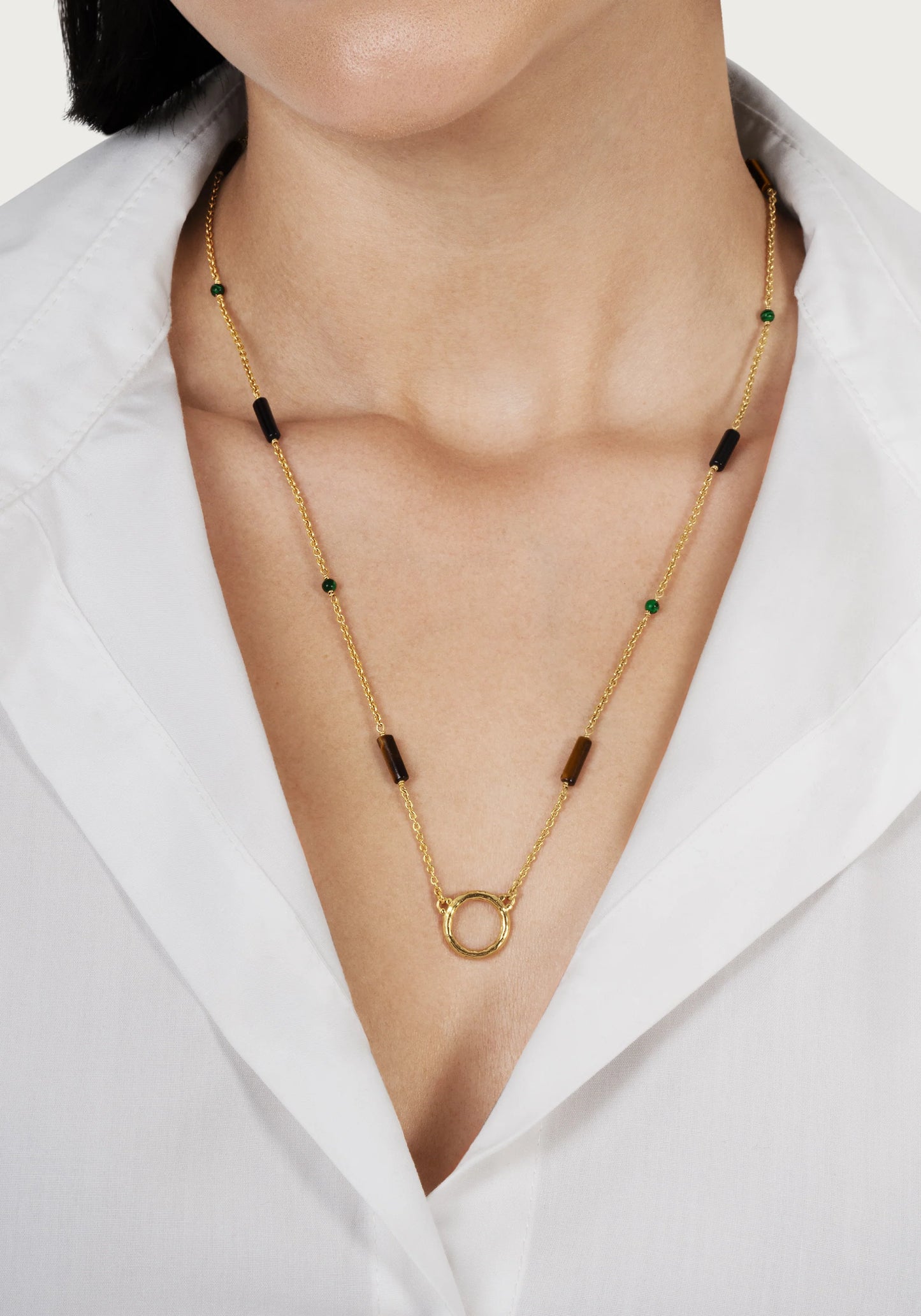 Forza Long Chain Necklace, Multi