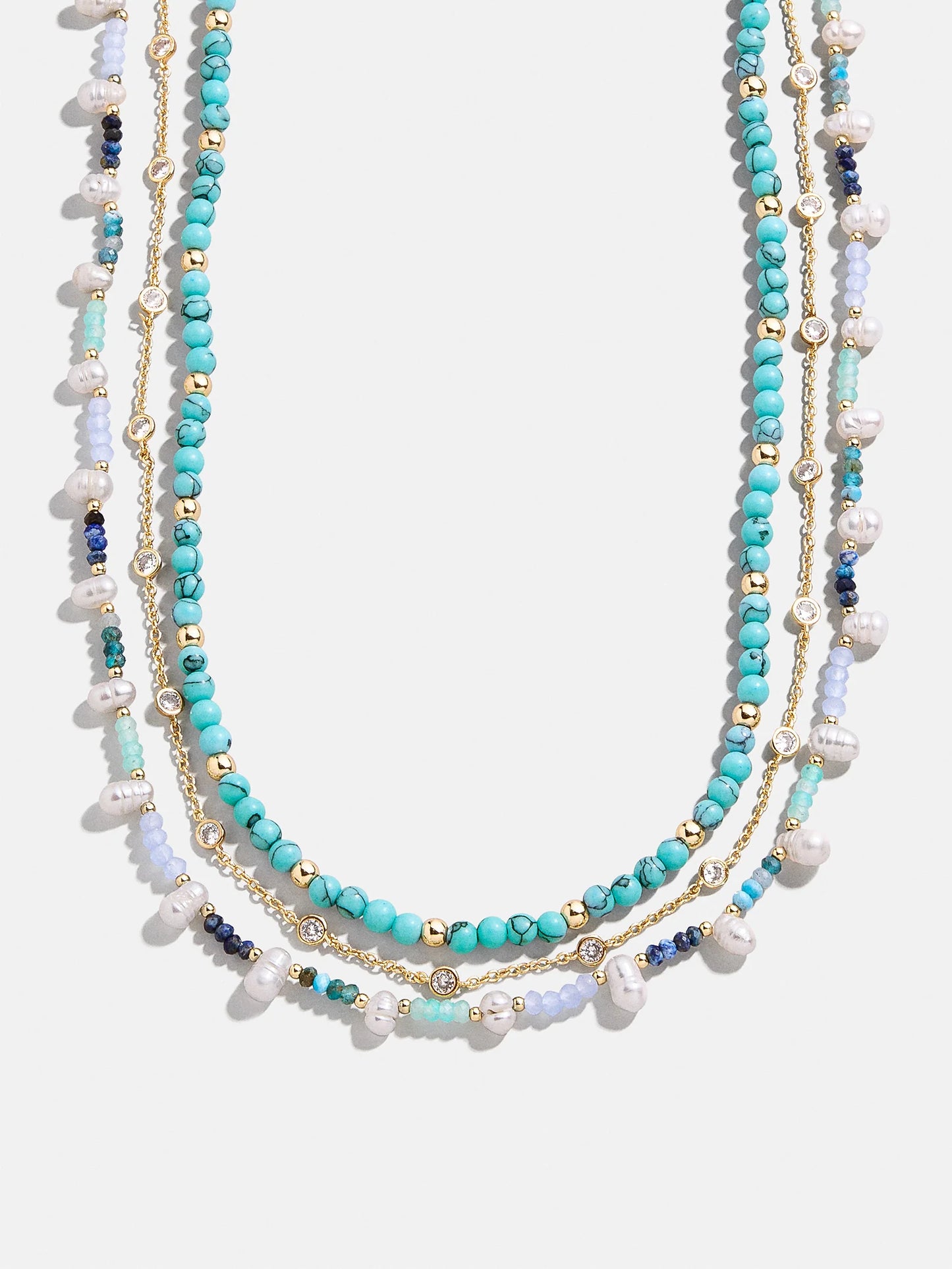 Rowan Semi-Precious Layered Necklace