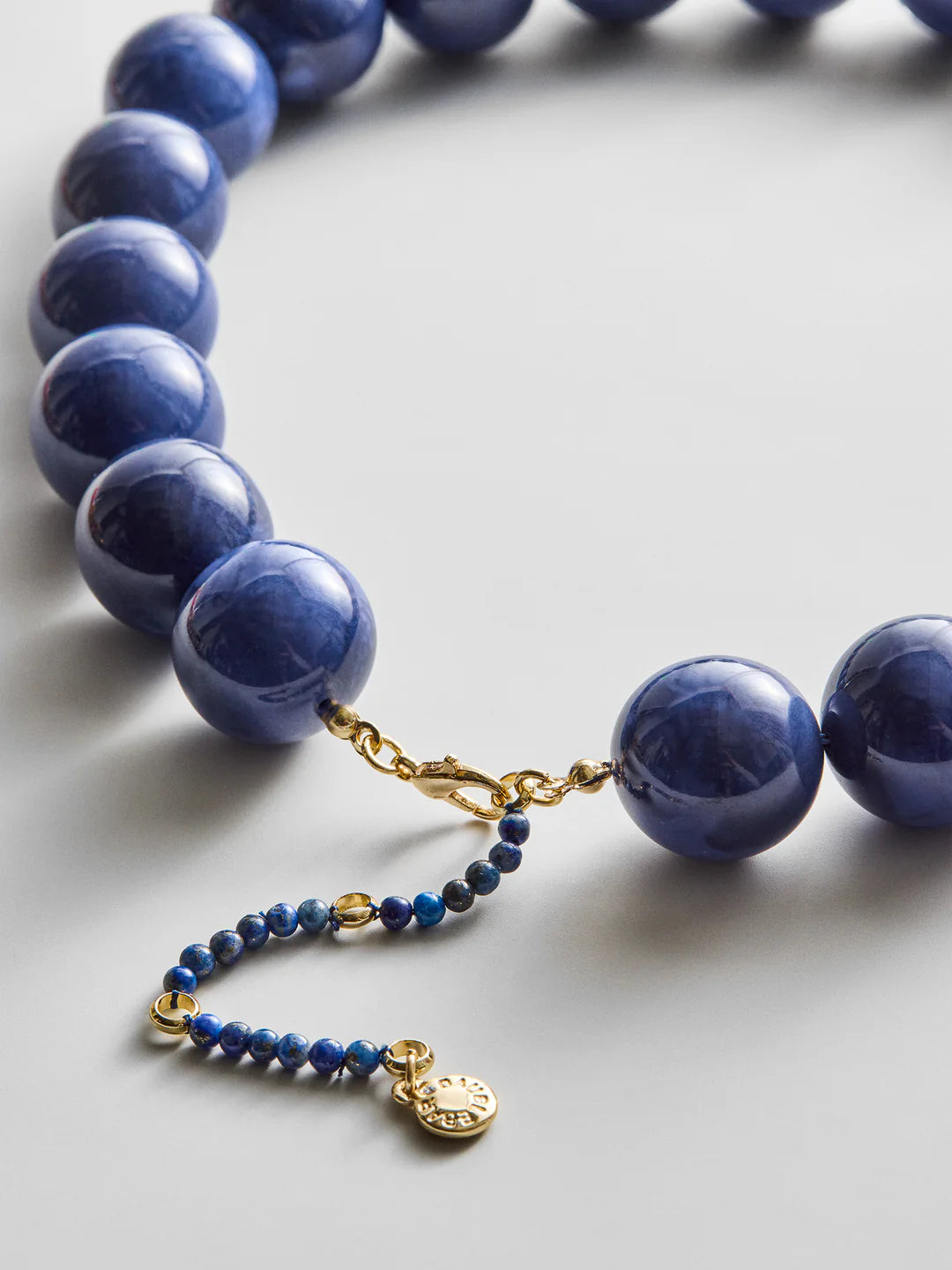 Jane Beaded Necklace - Lapis