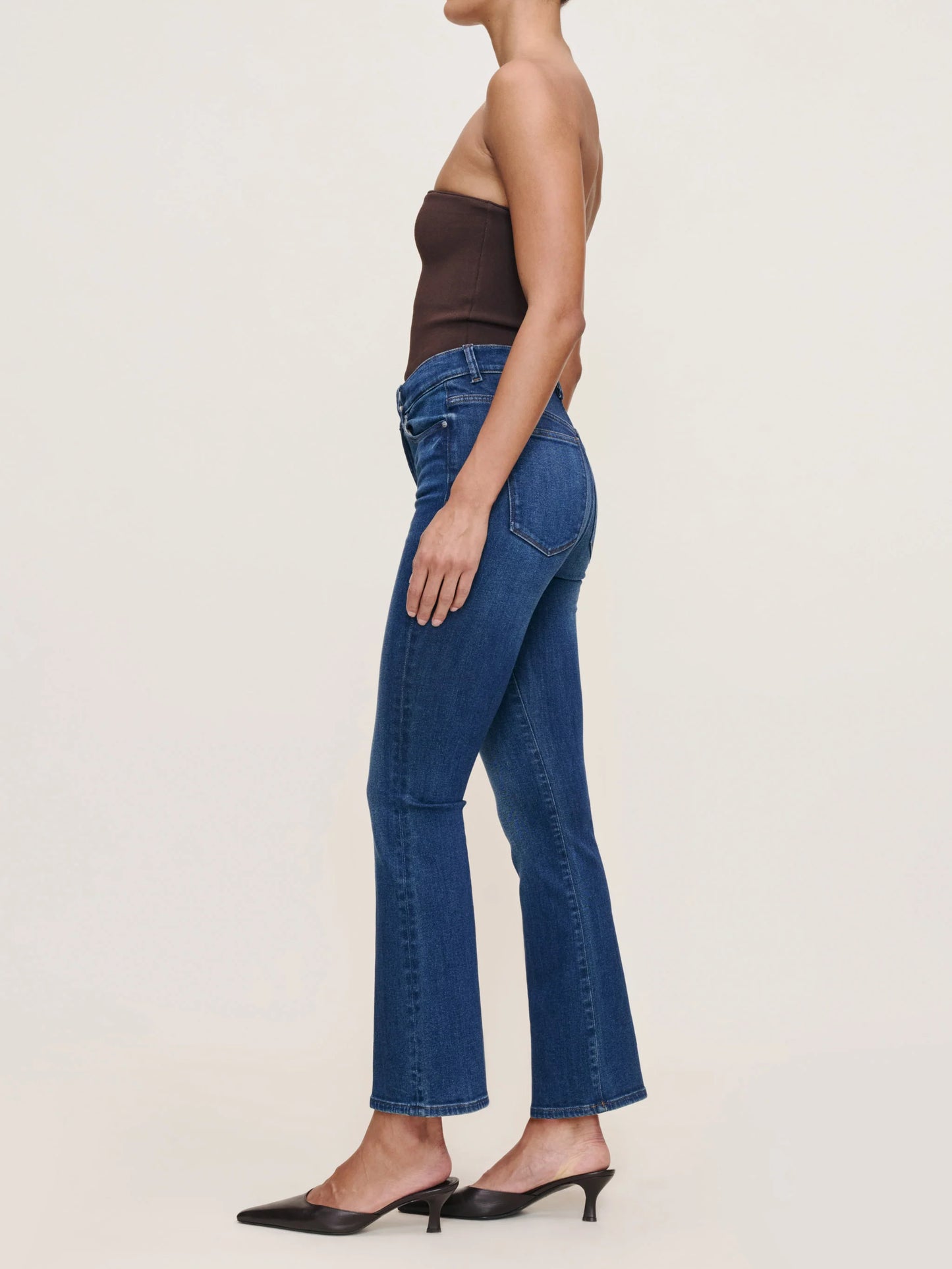 Bridget Boot High Rise Instasculpt™ Crop Jeans - Raindrop