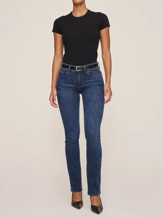 Mara Straight Mid Rise Instasculpt™ 31" Jeans