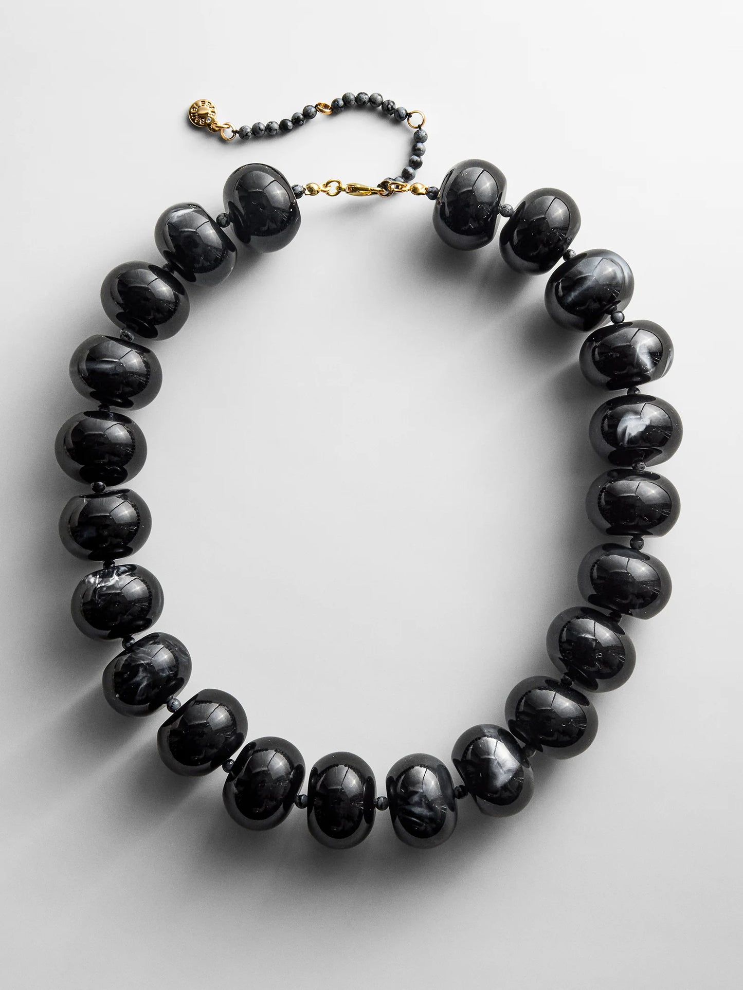 Joan Semi-Precious Necklace - Black
