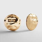Odette Hammered Statement Studs