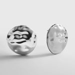 Odette Hammered Statement Studs