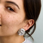 Odette Hammered Statement Studs