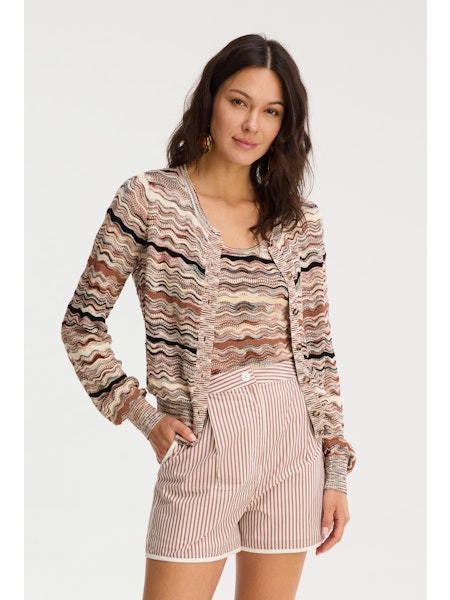 Miller Cardigan in Terracotta