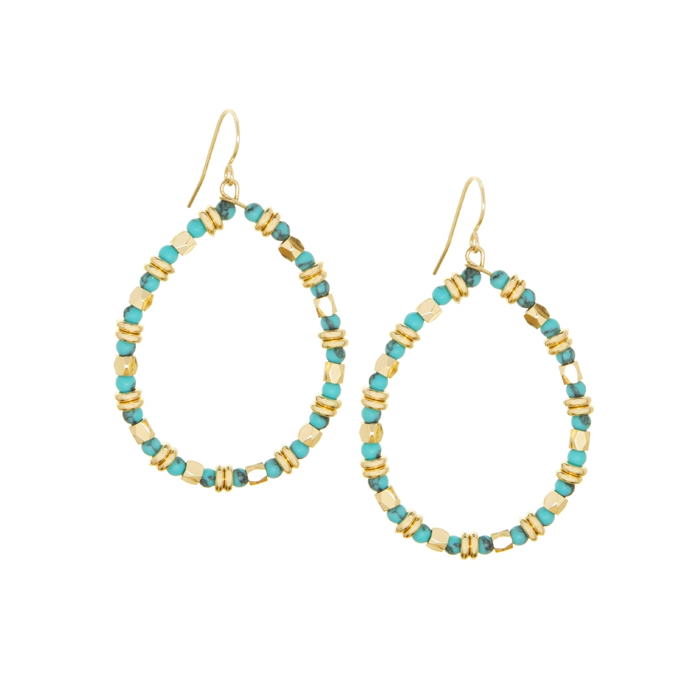 Beaded Teardrop Earring