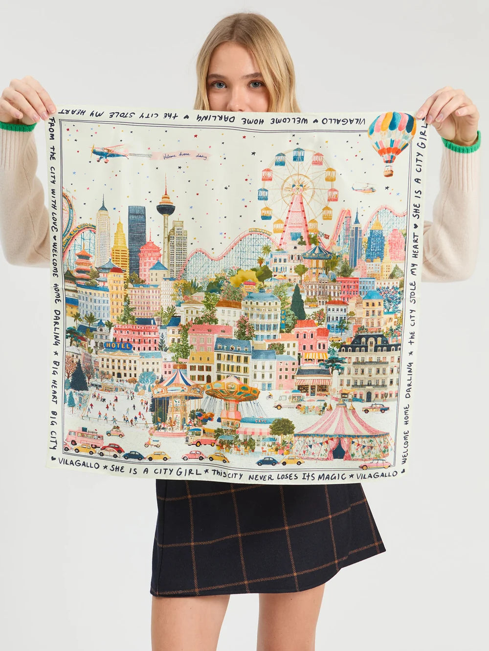 City Silk Scarf