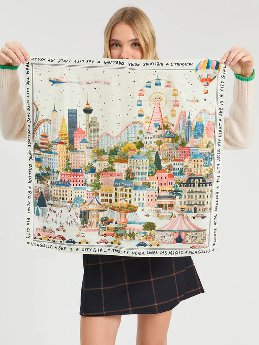 City Silk Scarf