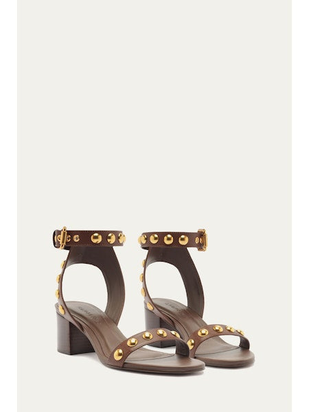 Leather Block Sandal