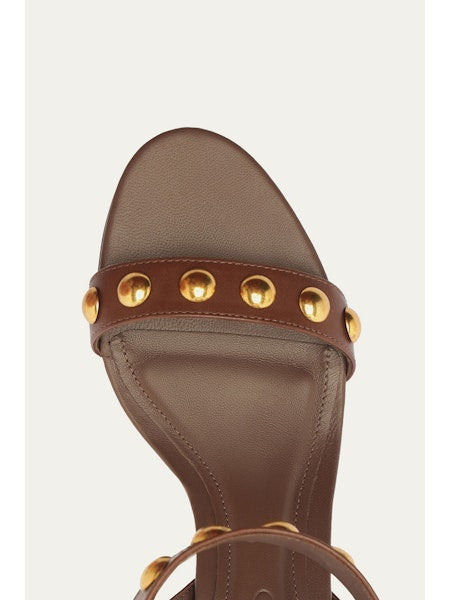 Leather Block Sandal