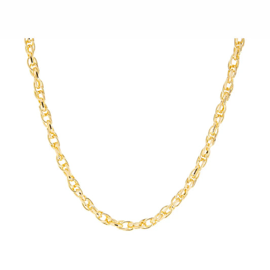 Double Oval Link Chain Necklace