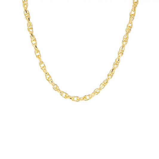 Double Oval Link Chain Necklace