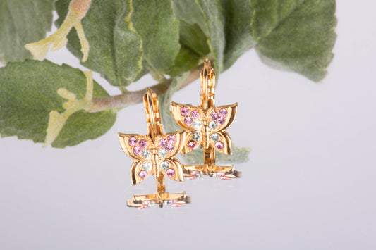 Butterfly Earrings in "Parasol"
