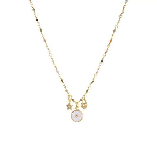 Triple Charm Necklace