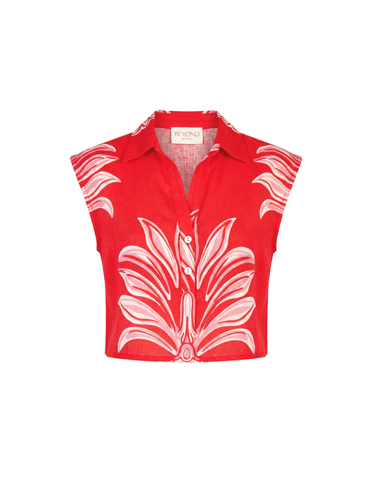 Alba Top - Palm Springs Rouge
