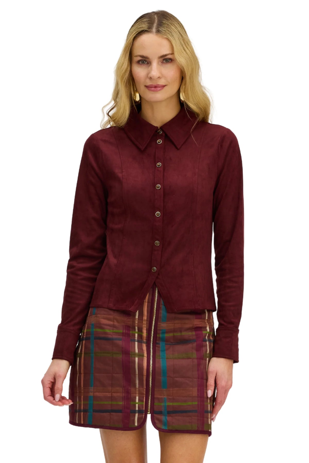 BECK BUTTON DOWN - OXBLOOD
