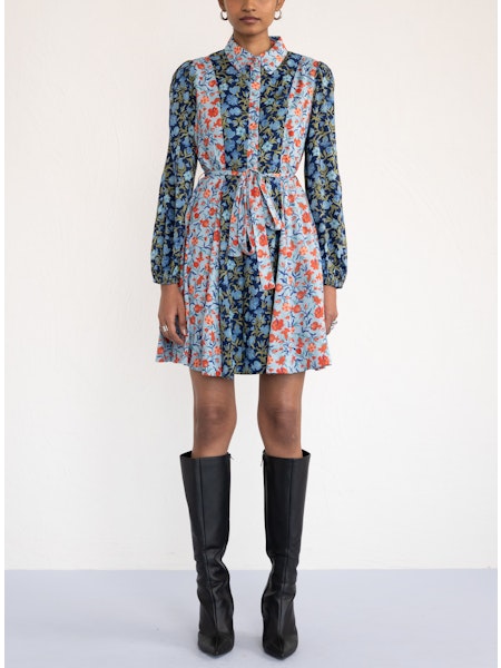 ROWENA DRESS LAPIS