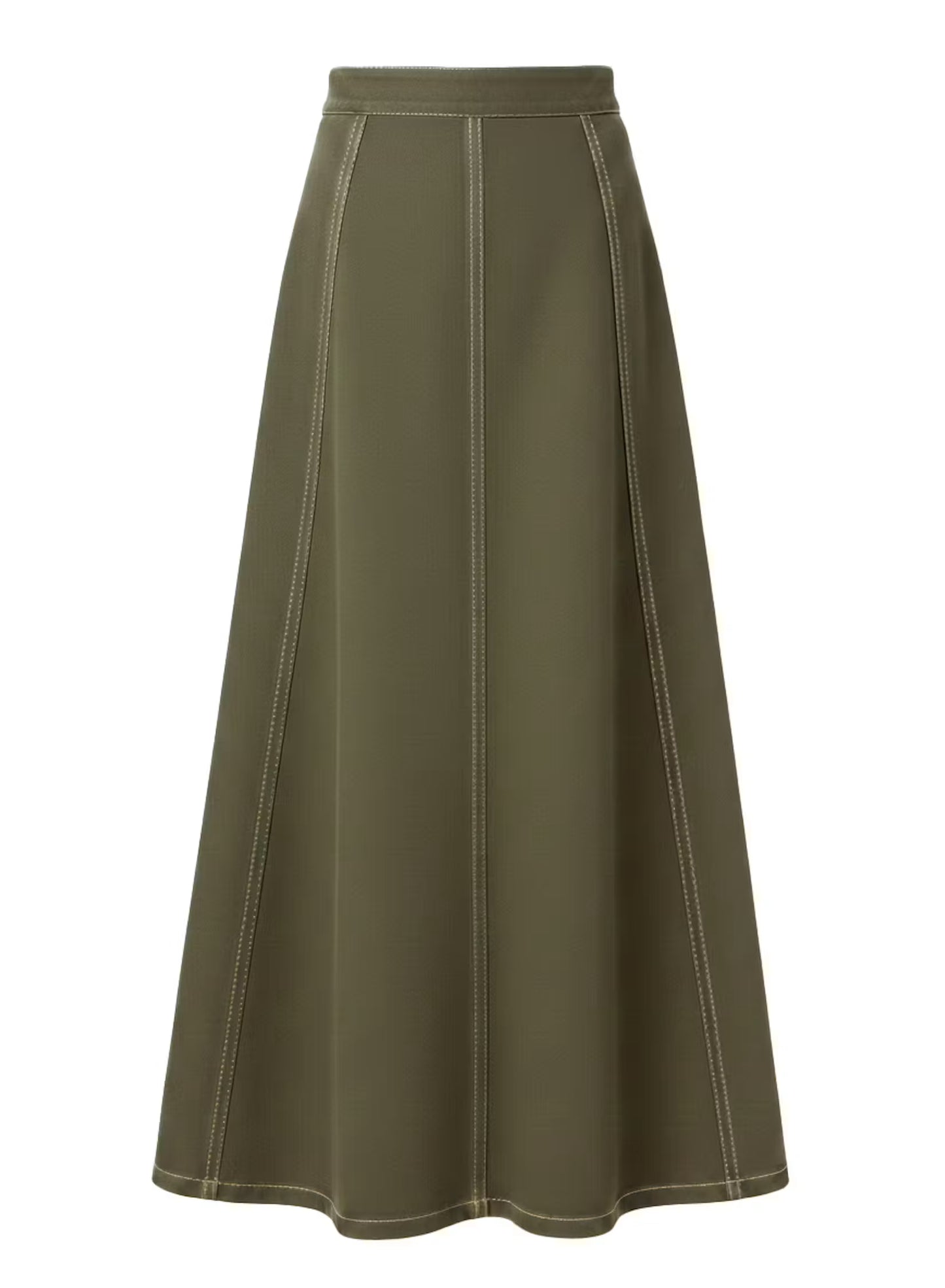 Bina Midi Skirt - Ivy Green Denim